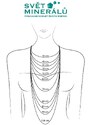 Svět minerálů Apatit zelený náhrdelník - 45 cm