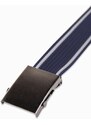 Ombre Clothing Pánský opasek s popruhy - tmavě modrý A028