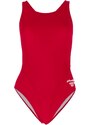 Dámské plavky Michael Phelps Solid Comp Back Red 30