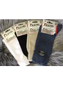 C&K ponožky 100% bavlna ČESKÁ VÝROBA dlouhý volný lem žebrované