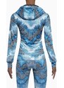 Bas Bleu ENERGY BLOUSE women's sweatshirt with hood and fashionable print