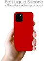 Ochranný kryt pro iPhone 11 Pro - Mercury, Silicone Red