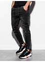 Ombre Clothing Pánské džínové kalhoty jogger - černé P907