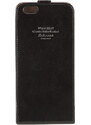Kryt na iPhone 6 PLUS Wittchen, černá, přírodní kůže