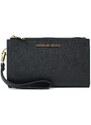 Michael Kors Jet Set Travel Double Zip Wristlet Black