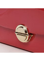 Moderní dámská lakovaná kabelka Larissa, růžová fuchsie