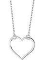 Náhrdelník ze stříbra s ozdobou ve tvaru srdce - Meucci SLN020