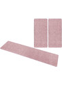 Hanse Home Collection koberce Kobercová sada Nasty 104446 Light-Rose - 3 díly: 70x140 cm (2x), 70x240 cm (1x) cm