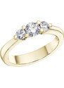 Tiami Prsten ze žlutého zlata s diamanty Pure Line 3