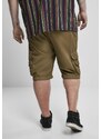 UC Men Letní olivové šortky Double Pocket Cargo