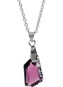 SkloBižuterie-J Náhrdelník Krystal Swarovski Amethyst 18 mm