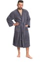 Interkontakt Pánský župan model KIMONO 02 Dark Grey