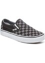 Vans UA Classic Slip-On Black/Pewter Checkerboard