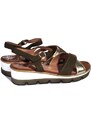 Dámské vycházkové sandále Marco Tozzi 2-2-28779-24 zelená