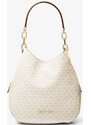 Michael Kors Kabelka Lillie Signature Chain Shoulder Tote Vanilla Acorn Gold