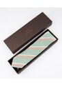 BUBIBUBI Mint béžová kravata s proužky
