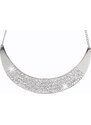 SkloBižuterie-J Ocelový náhrdelník Arc Swarovski Crystal