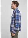 Urban Classics Checked Shirt Navy