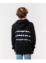 Mikina Rip Curl GRATEFUL DYE HOOD-BOYS Washed Black