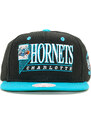 Kšiltovka Mitchell & Ness Horizon Charlotte Hornets Black/Turquoise Snapback