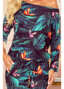 numoco Sportovní dámské šaty se vzorem barevných motýlů a s kapsičkami 13-119