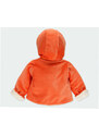 Boboli Kojenecký kabátek s kožíškem oranžový