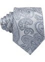 LELE pánská kravata Grey Paisley