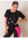 Fashionhunters Tričko Black Star FOR FITNESS