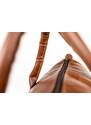 Velká kožená cestovní taška 48l hnědá SANGÍTA - SAJO, řemeslná výroba