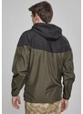 UC Men 2-Tone Tech Windrunner blk/darkolive