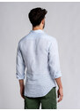 Panareha Men's Linen Popover Shirt MAMANUCA light blue