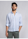 Panareha Men's Linen Shirt FIJI light blue