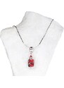 Dámsky Dámský náhrdelník Scarlet Passion s avanturinem v perle Lampglas