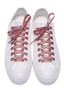 Třpytivé tkaničky do bot - světle růžová