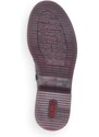 Dámská kotníková obuv s efektní výšivkou Rieker 70094 černá