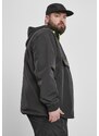 UC Men Kontrastní přetahovací bunda černá/elektrická limetka