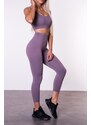 Gymclothes Sportovní set Ribbed Dark Purple