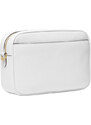 Michael Kors Kabelka Jet Set Charm East West Leather Camera Crossbody Optic White