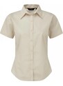 Premier Workwear Dámská košile s krátkým rukávem Premier Workwear (PR302) Přírodní XXS
