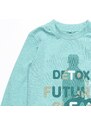 Boboli Dětské tričko s dlouhým rukávem Detox ORGANIC