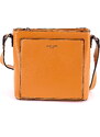 David Jones Paris Dámská pevná crossbody kabelka David Jones CM5860 hořčicová | KabelkyproVas.cz