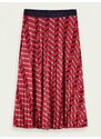 SCOTCH & SODA dámská dlouhá červená sukně