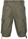 URBAN CLASSICS Kraťasy Vintage Shorts - olive