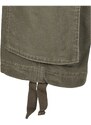 URBAN CLASSICS Kraťasy Vintage Shorts - olive