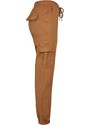 URBAN CLASSICS Ladies High Waist Cargo Jogging Pants - toffee