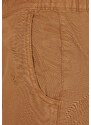 URBAN CLASSICS Ladies High Waist Cargo Jogging Pants - toffee