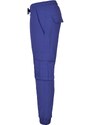 URBAN CLASSICS Ladies High Waist Crinkle Nylon Cargo Pants - bluepurple