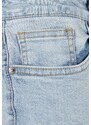 Pánské džíny Urban Classics Slim Fit Zip Jeans - světle modré