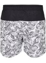 Pánské koupací kraťasy Urban Classics Low Block Pattern Swim Shorts