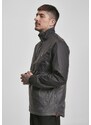 UC Men Stand Up Collar Pull Over Jacket černá/tmavý stín